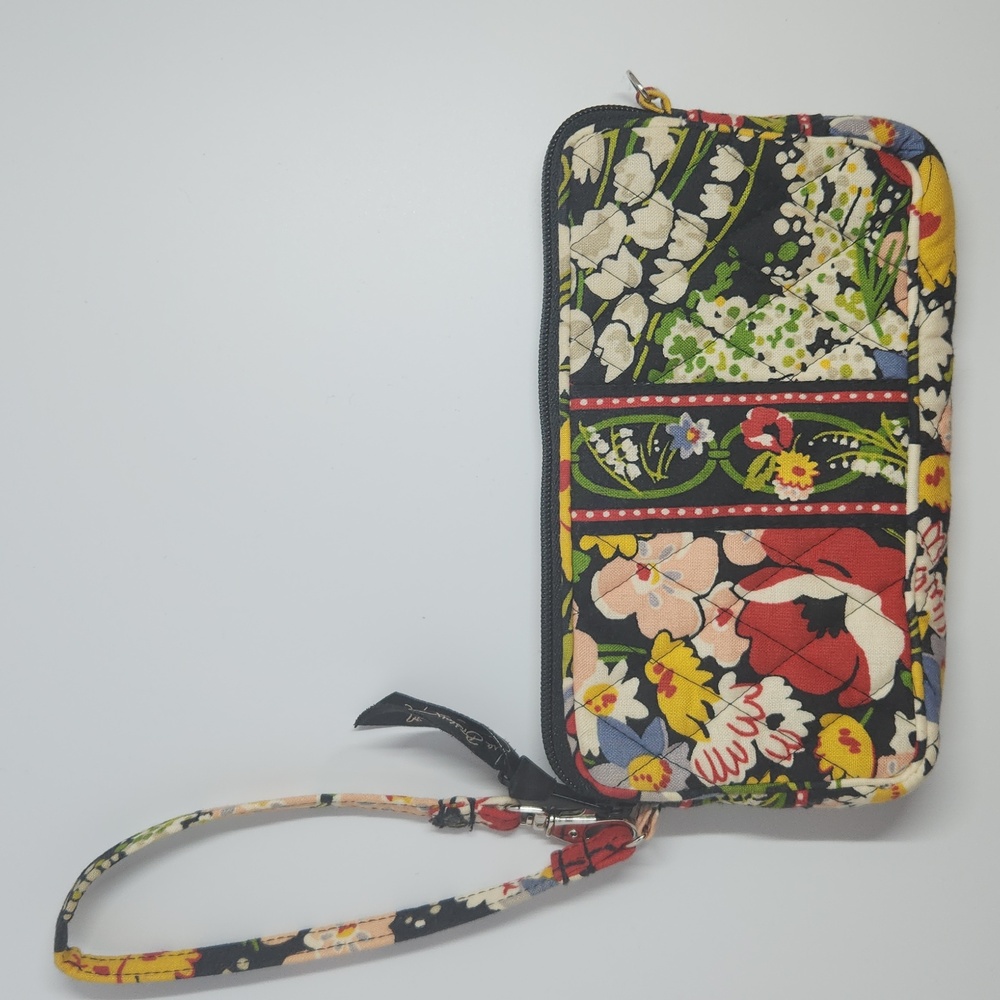 Vera Bradley Wristlet Wallet in Poppy Fields